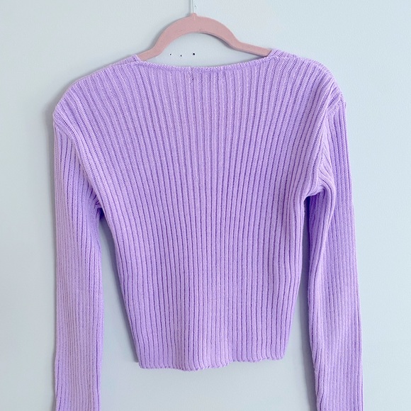 PLT Lavender Knit Sweater - Picture 2 of 3